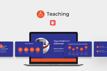 Teaching Education PowerPoint Template-PowerPoint Template, Keynote Template, Google Slides Template PPT Infographics -Slidequest