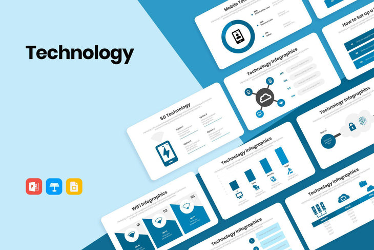 Technology Infographics-PowerPoint Template, Keynote Template, Google Slides Template PPT Infographics -Slidequest