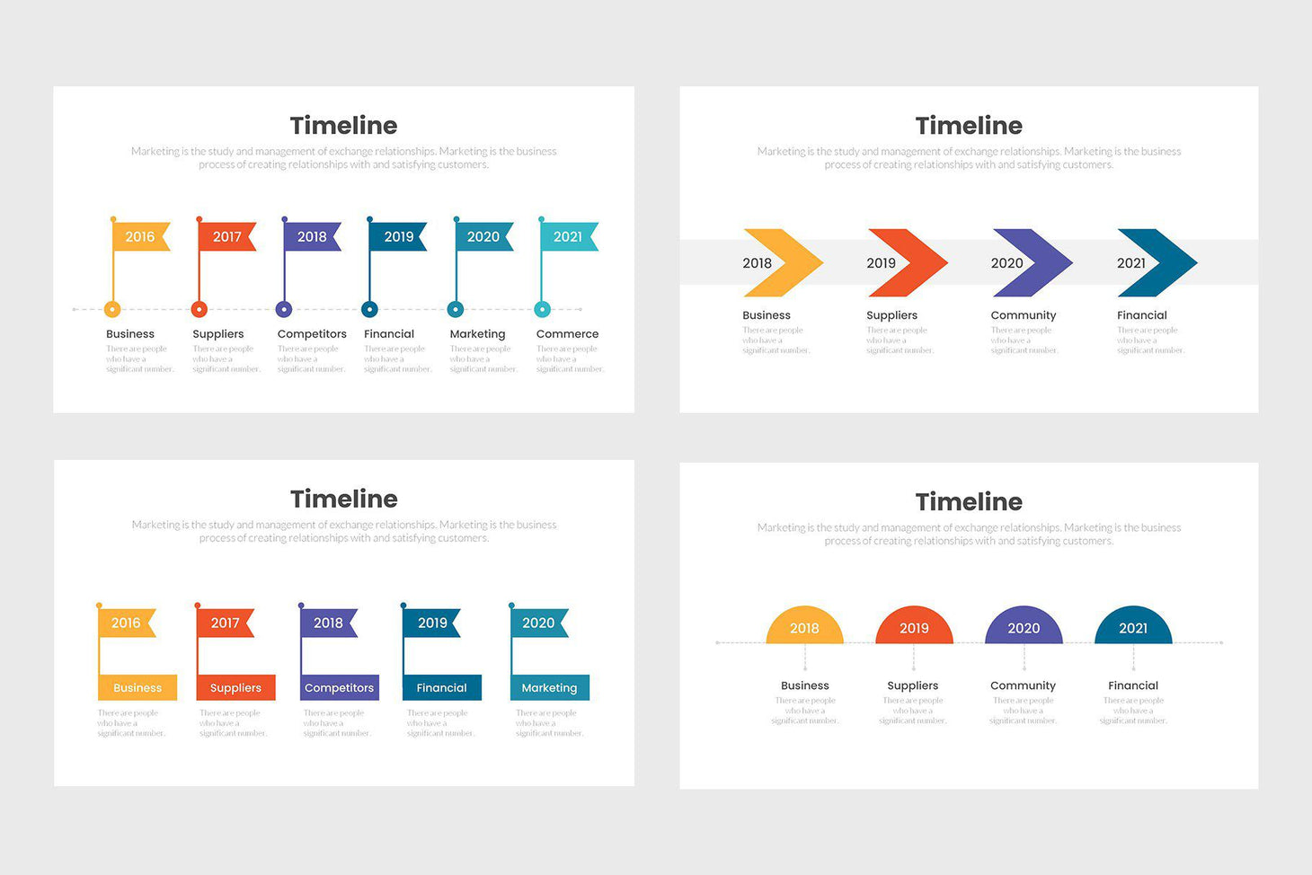 Timeline Infographics Template Slidequest