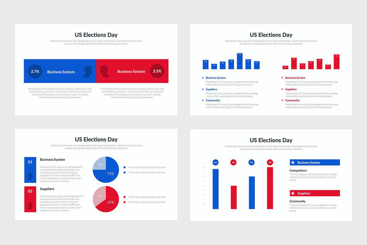 US Elections-PowerPoint Template, Keynote Template, Google Slides Template PPT Infographics -Slidequest