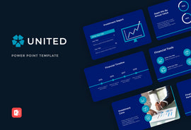 United Finance PowerPoint Template-PowerPoint Template, Keynote Template, Google Slides Template PPT Infographics -Slidequest