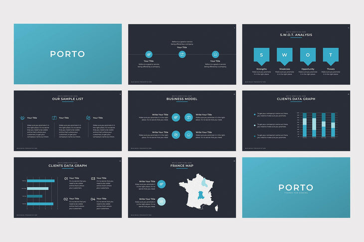 Porto Business PowerPoint Template-PowerPoint Template, Keynote Template, Google Slides Template PPT Infographics -Slidequest