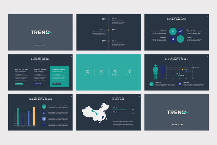 Trend Business Google Slides-PowerPoint Template, Keynote Template, Google Slides Template PPT Infographics -Slidequest