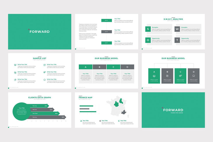 Forward Business Keynote Template-PowerPoint Template, Keynote Template, Google Slides Template PPT Infographics -Slidequest