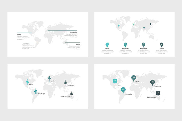 World Map Infographics-PowerPoint Template, Keynote Template, Google Slides Template PPT Infographics -Slidequest