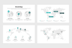 World Map Infographics-PowerPoint Template, Keynote Template, Google Slides Template PPT Infographics -Slidequest