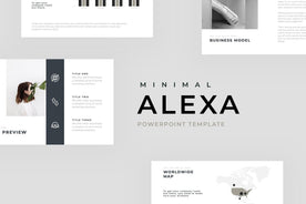 Alexa Minimal PowerPoint Template - TheSlideQuest