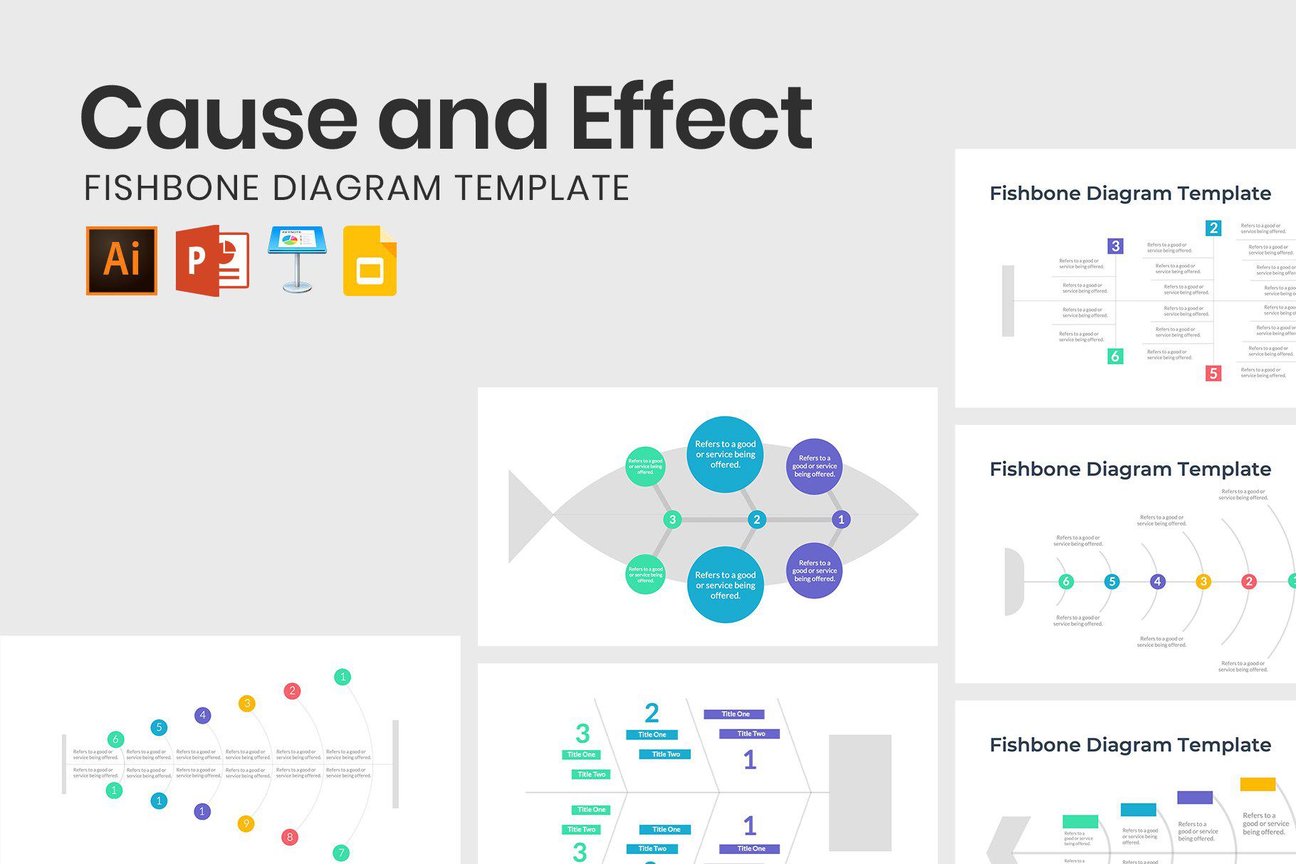 Medical Fishbone Diagram Template