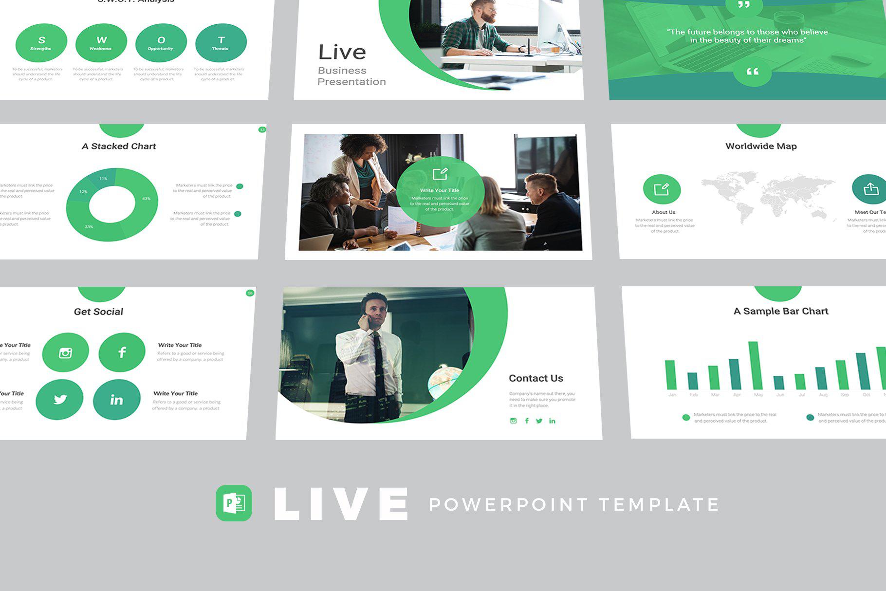 Live Powerpoint Templates