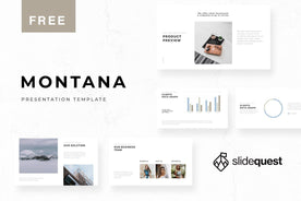 Montana Minimal Free Presentation Template - TheSlideQuest