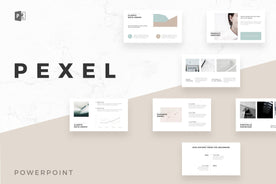 Pexel Minimal PowerPoint Template - TheSlideQuest