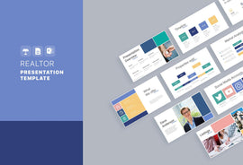 Realtor Real Estate PowerPoint Template-PowerPoint Template, Keynote Template, Google Slides Template PPT Infographics -Slidequest