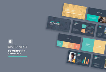River Nest Real Estate PowerPoint Template-PowerPoint Template, Keynote Template, Google Slides Template PPT Infographics -Slidequest