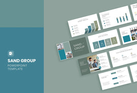 Sand Group Real Estate PowerPoint Template-PowerPoint Template, Keynote Template, Google Slides Template PPT Infographics -Slidequest