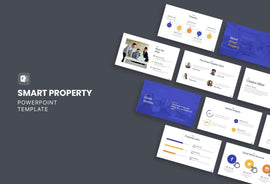 Smart Property Real Estate PowerPoint Template-PowerPoint Template, Keynote Template, Google Slides Template PPT Infographics -Slidequest