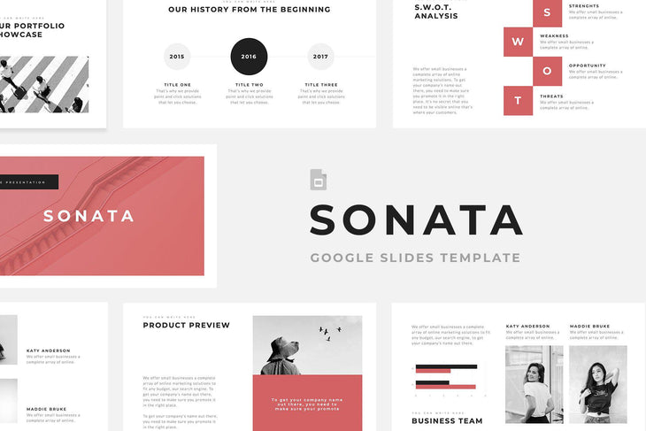 Sonata Minimal Google Slides - TheSlideQuest