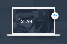 Star Webinar Keynote Template-PowerPoint Template, Keynote Template, Google Slides Template PPT Infographics -Slidequest