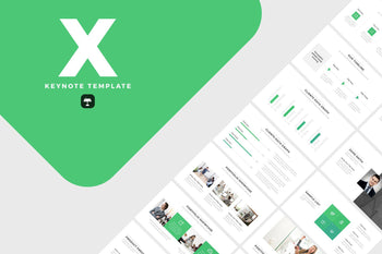 X Keynote Template-PowerPoint Template, Keynote Template, Google Slides Template PPT Infographics -Slidequest